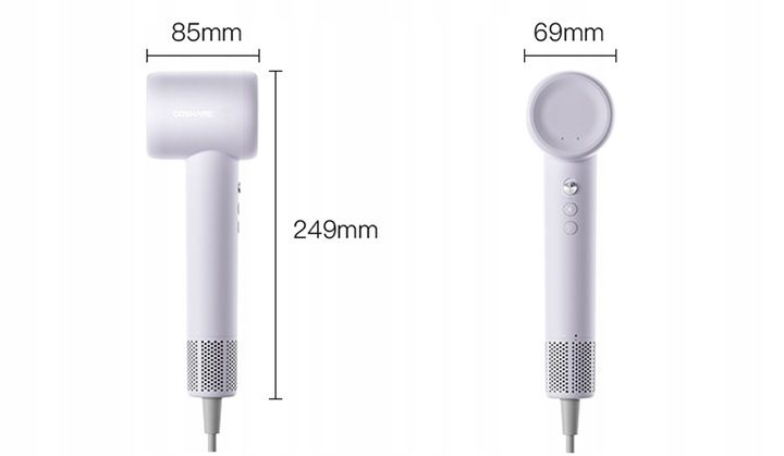 Mocna Suszarka do Włosów COSHARE EssenceRing SuperFlowSE Jonizacja 1300W zdjęcie 5