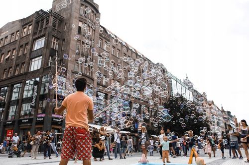 Płyn do baniek mydlanych dużych i małych 5 litrów MEGA FUN na Arena.pl