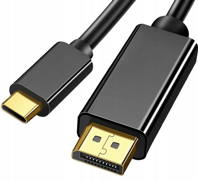 Kabel USB C do Display port Przejściówka adapter DP 4K Thunderbolt 1,8M zdjęcie 1