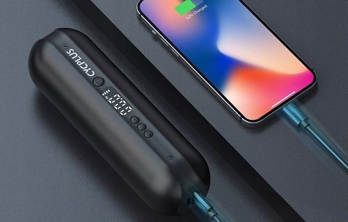 Cycplus Elektryczna Pompka Do Piłek Opon Z Funkcją Powerbanka 2x2600mah na Arena.pl