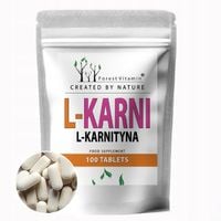 L-KARNITYNA MOCNY SPALACZ TŁUSZCZU ODCHUDZANIE L-CARNITINE REDUKCJA 100tabs