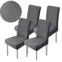 ZESTAW 4X POKROWIEC NA KRZESŁO ŻAKARD JODEŁKA