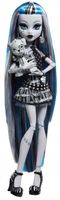 Monster High Lalka Reel Drama Straszny Seans Frankie Stein Black & White