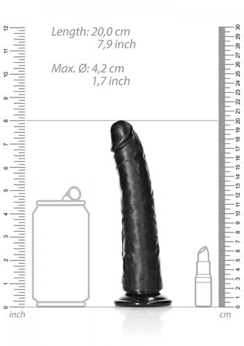 slim realistic dildo with suction cup   7/ 18 cm na Arena.pl