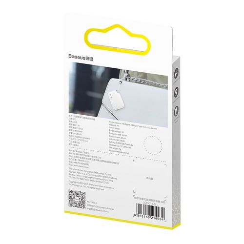lokalizator bluetooth baseus t2 ze smyczą (biały) na Arena.pl