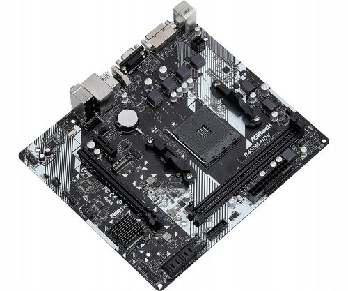 Płyta główna ASRock B450M Micro ATX Socket AM4 pod AMD Ryzen USB3 M.2 NVMe na Arena.pl