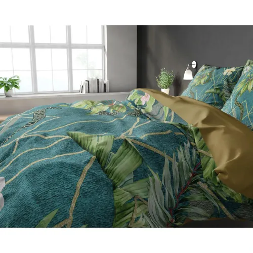 240x220 PALM WOOD zielony mix kpl pościeli na Arena.pl