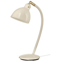 Lampa nocna na biurko regulowana E14 43 cm IKEA RÖDFLIK jasnobeżowa