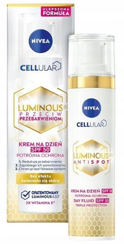 Nivea Cellular Luminous 630 Krem Przeciw Przebarwieniom na Dzień 40ml na Arena.pl