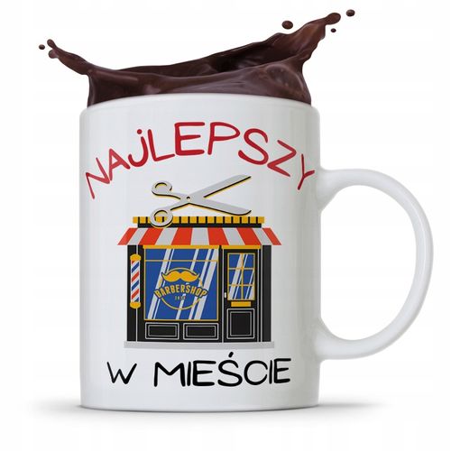 Kubek Fryzjera Fryzjerki Najlepszy W Mieście Z Nadrukiem Ze Zdjęciem na Arena.pl