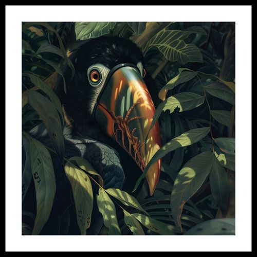 Plakat 40x40cm Skryty Tukan na Arena.pl