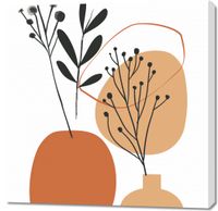 Obraz 90x90cm Botaniczny Pastel