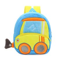 Plecak z maszynami budowlanymi dla przedszkolaka BULDOŻER