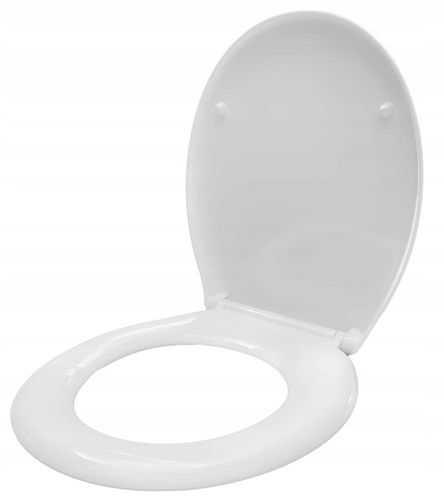 Deska sedesowa wolnoopadająca wypinana UNIWERSALNA owalna WC kołki + śruby na Arena.pl