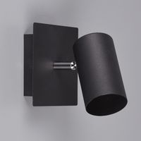 Regulowany kinkiet nowoczesny Marley 802400132 czarny do pokoju