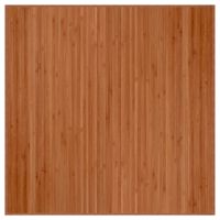 Dywan kwadratowy, brązowy, 100x100 cm, bambusowy