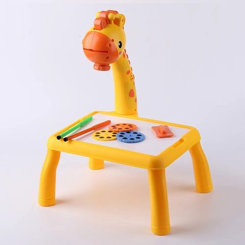 TABLICA Z PROJEKTOREM DO RYSOWANIA STOLIK Z ŻYRAFĄ PROJEKTOR RZUTNIK SLAJDY na Arena.pl