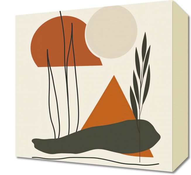 Obraz 30x30cm Beżowe Spojrzenie zdjęcie 1