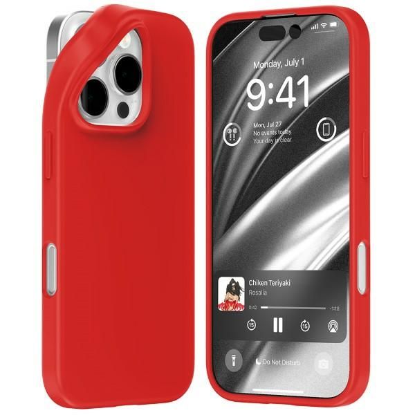 mercury soft iphone 16 pro 6,3 czerwony/red zdjęcie 3