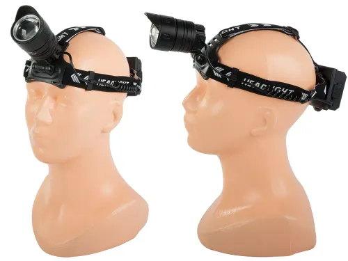 Latarka czołowa bailong led xhp360 powerbank zoom na Arena.pl