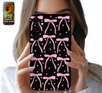 ETUI CASE SAMSUNG GALAXY S24 RÓŻOWE KOKARDKI KOKARDKA DAMSKIE WZORY