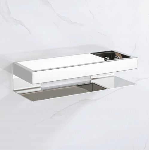 Koszyk półka łazienkowa chrom pod prysznic na Arena.pl