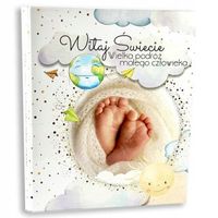 Album dla dziecka maluszka SEGREGATOR WITAJ ŚWIECIE Podróż małego człowieka