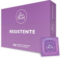 prezerwatywy ultra odporne love match resistente 144 sztuki