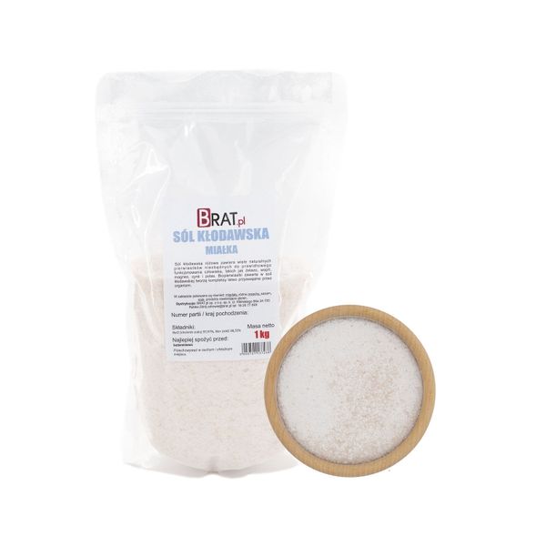 Sól kłodawska miałka Brat.pl 1kg zdjęcie 1