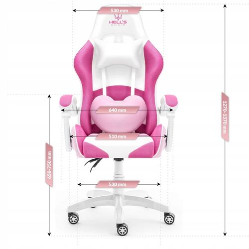 FOTEL GAMINGOWY DLA GRACZA BIUROWY HELL'S na Arena.pl