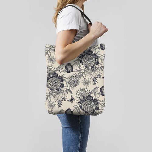 TORBA - Grafika w kwiaty na Arena.pl