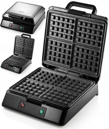 GOFROWNICA 4 CHRUPIĄCE GOFRY REGULACJA KERCH PROFI MARMURKOWA POWŁOKA 2200W na Arena.pl