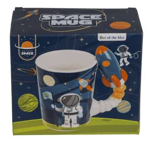 Kubek Kosmonauty z Rakietą 375 ml - Prezent dla Chłopca na Arena.pl