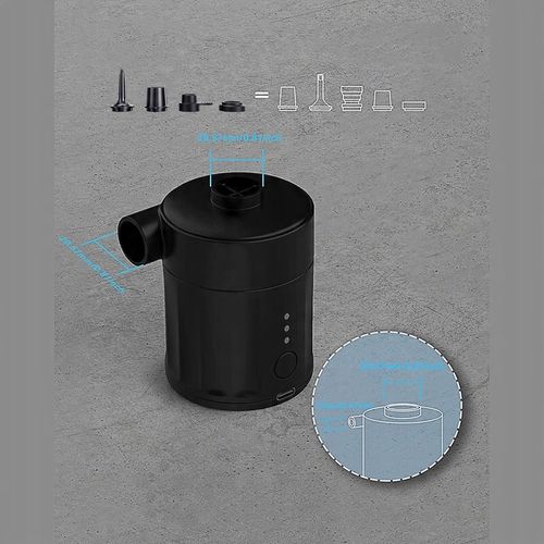 AKUMULATOR MINI POMPA ELEKTRYCZNA NADAJE SIĘ DO PONTONÓW/MATERACY 4000mah na Arena.pl