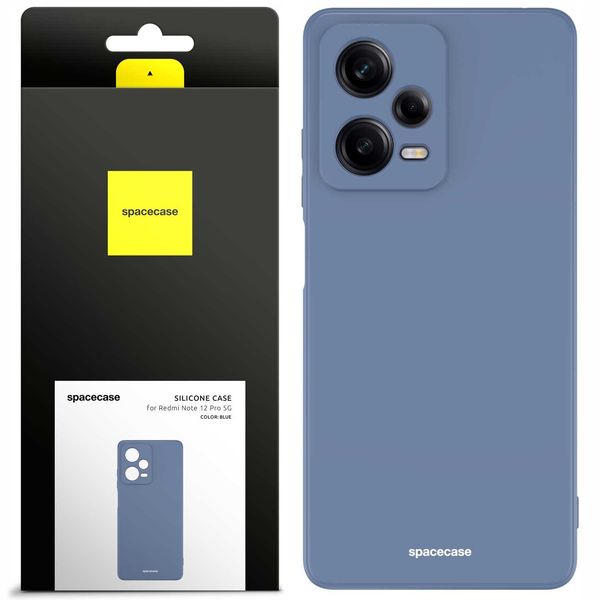 Spacecase Silicone Case Redmi Note 12 Pro 5G Blue zdjęcie 1