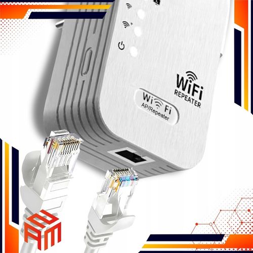 Domowy Wzmacniacz Sygnału WiFi Punkt Dostępu 300Mbps Szybki Bez Aplikacji na Arena.pl