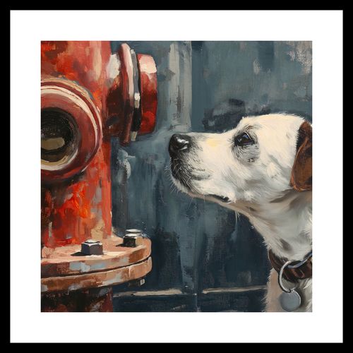 Plakat 40x40cm Kumpel przy Hydrancie na Arena.pl