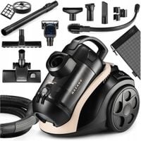 Nowy ODKURZACZ BEZWORKOWY 4000W CYKLONOWY TURBOSZCZOTKA FILTR HEPA 15w