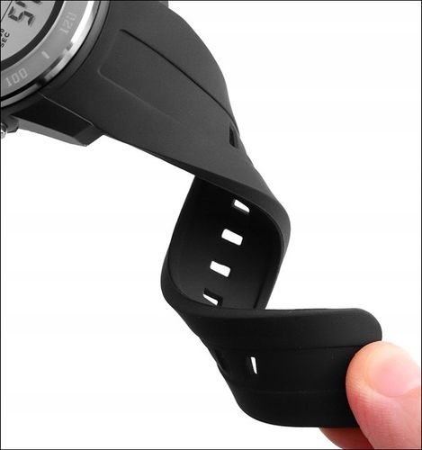 Zegarek męski SKMEI czarny elektroniczny wiele funkcji na Arena.pl