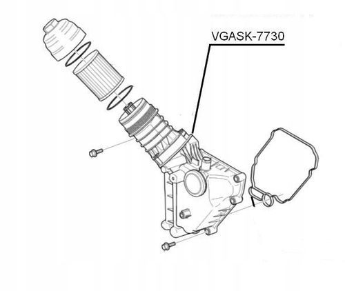 Uszczelka obudowy / podstawy filtra oleju VOLVO diesle 2,5D5 D5244T D5204T na Arena.pl
