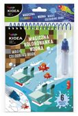 magiczna  kolorowanka wodna j minecraft kidea