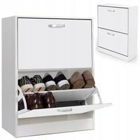 SZAFKA na buty regał 2 komory OBUWIE komoda pojemna do przedpokoju