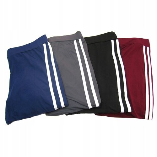 Legginsy z Lampasem Czarne Wysoki Stan Kryjące Miękkie Wygodne MORAJ L/XL na Arena.pl