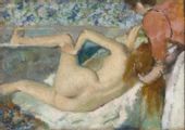 Naked woman, Edgar Degas - plakat 60x40 cm