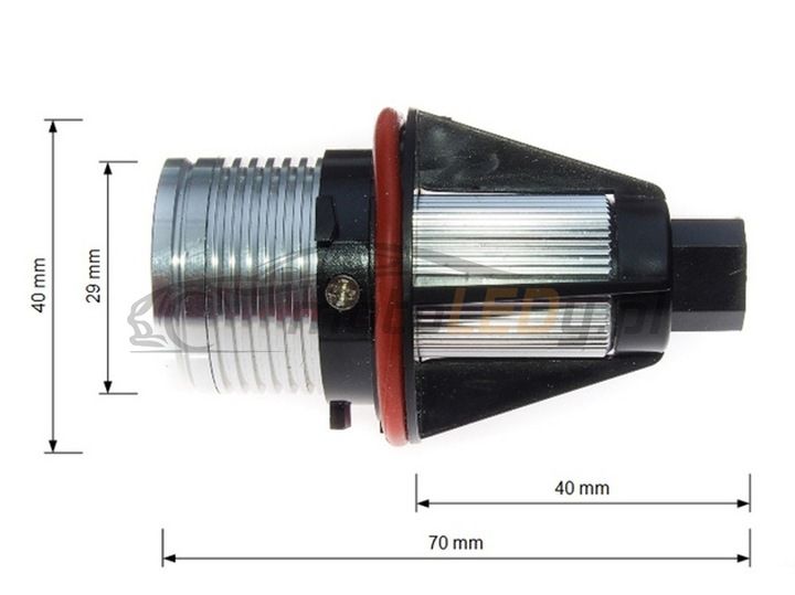 Ringi BMW LED 20W zestaw 2szt E39, E53, E65... zdjęcie 3