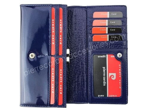 Portfel damski skórzany PIERRE CARDIN 05 LINE 100 Czerwony na Arena.pl