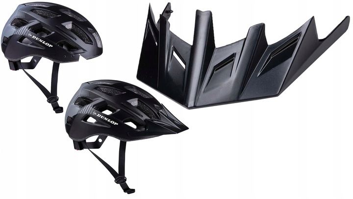 DUNLOP KASK na rower ostrzegawcze światło LED rozmiar M regulowany zdjęcie 2