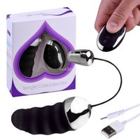 Eleganckie Jajko Intensywnie Stymulujące Pochwę - CZARNY