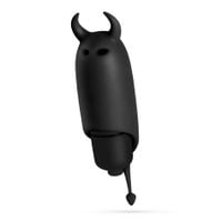 crushious o-pet devil with 10 vibration bullet black