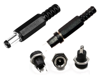 Wtyk Gniazdo DC 2.1x5.5mm męski + żeński DC-022B